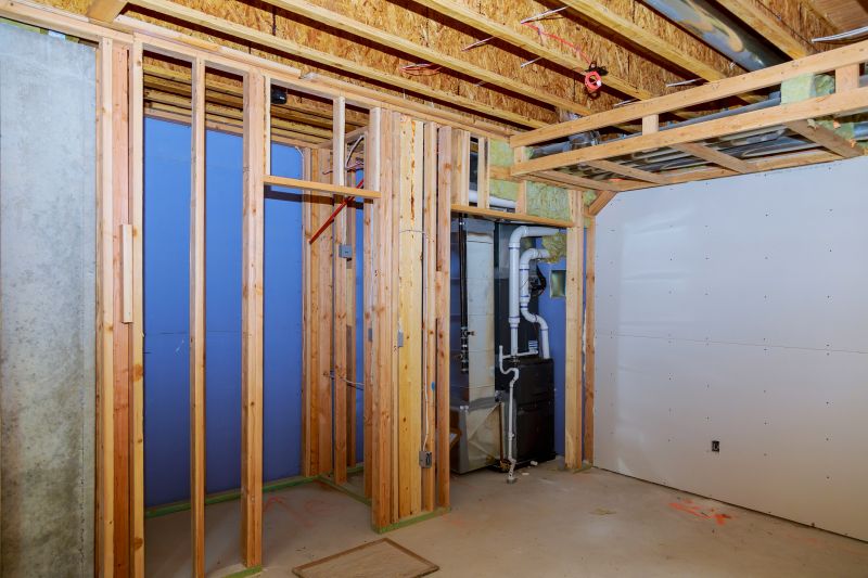 Basement Wall Framing in Wilmington, NC