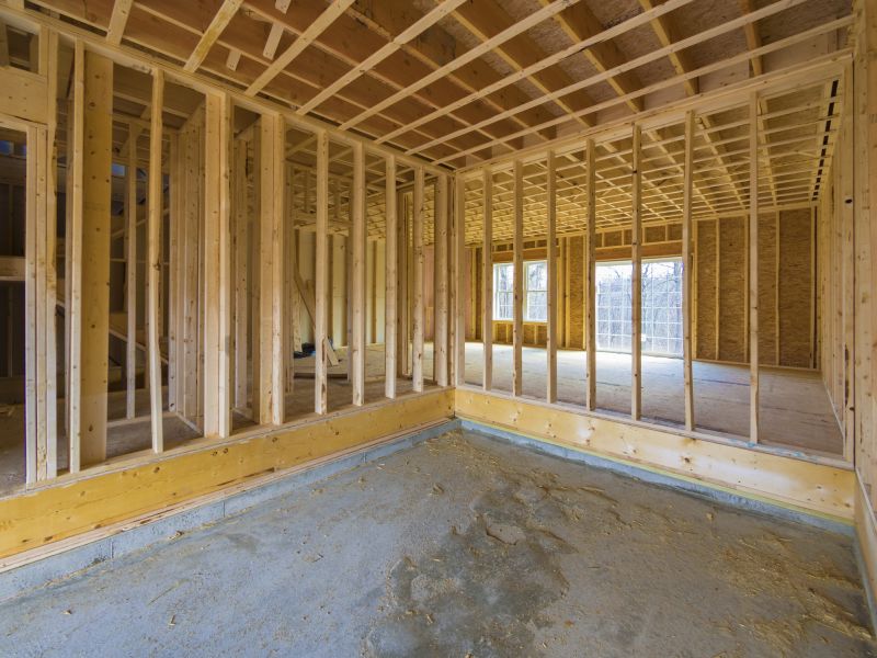 Basement Wall Framing in Wilmington, NC