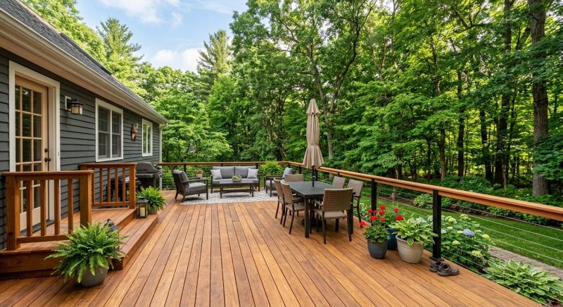 Cedar Deck Installation in Redmond, WA