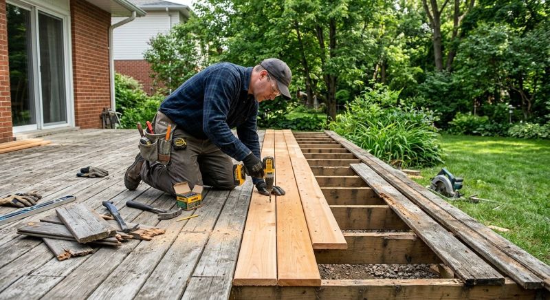 Cedar Deck Repair in Redmond, WA