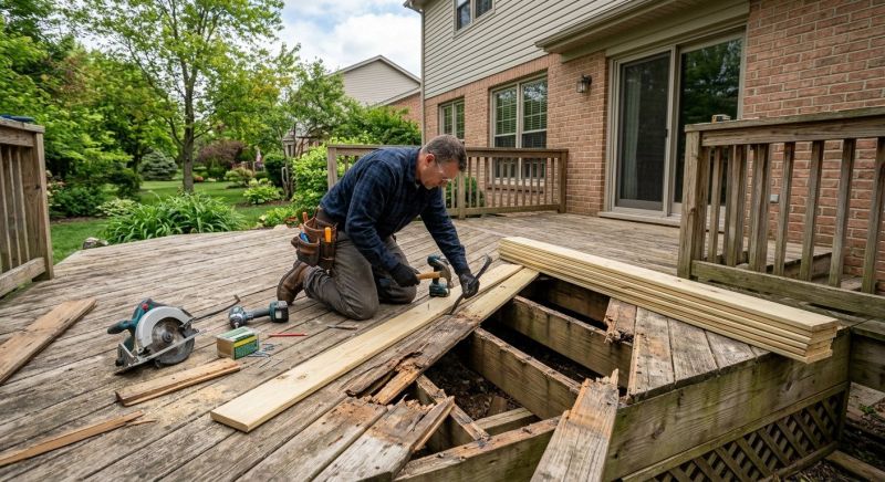 Cedar Deck Repair in Redmond, WA