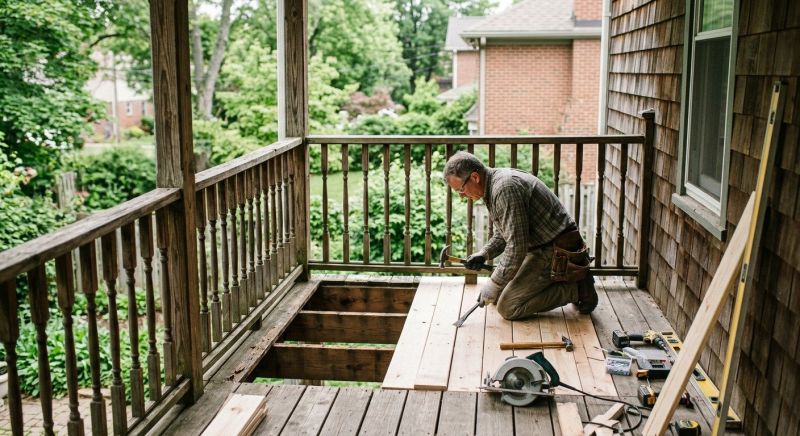 Cedar Deck Repair in Seattle, WA