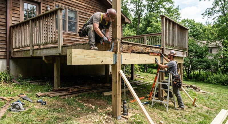 Deck Beam Replacement in Seattle, WA