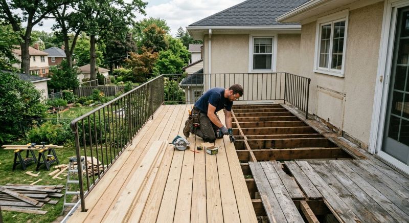 Deck Floor Replacement in Redmond, WA