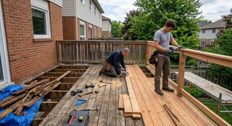 Deck Stairs Repair in Redmond, WA
