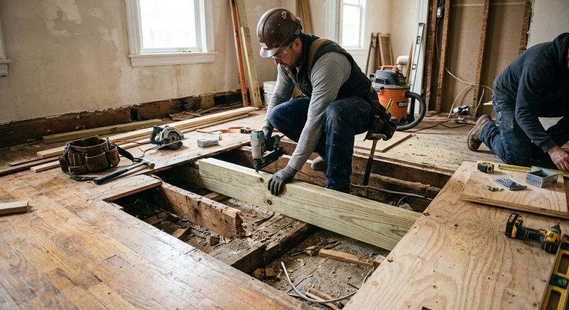 Floor Framing Replacement in Wilmington, NC