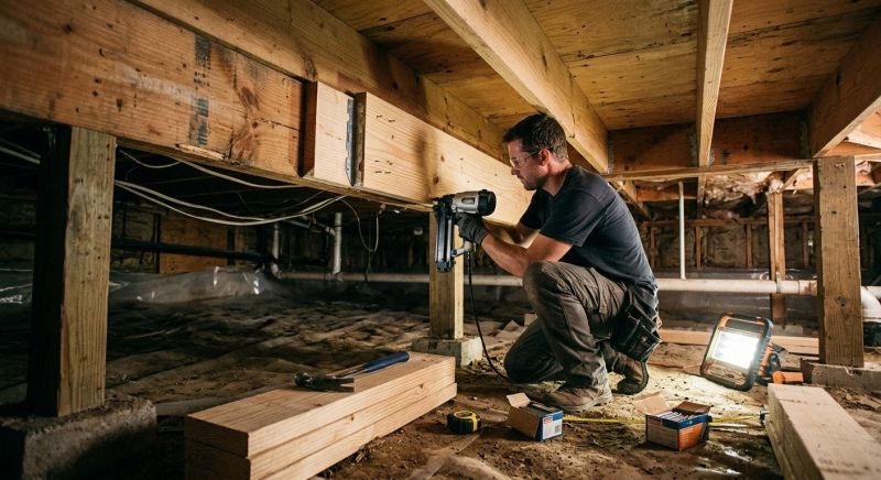 Floor Joist Repair in Wilmington, NC