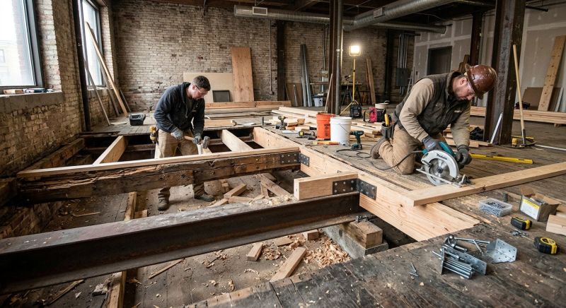 Floor Joist Repair in Wilmington, NC