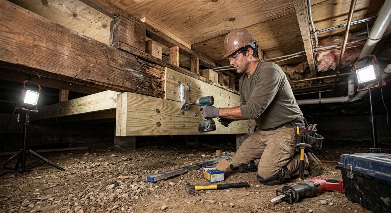 Floor Joist Replacement in Wilmington, NC