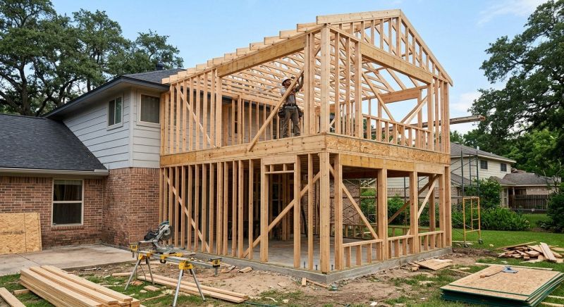 Home Addition Framing in Wilmington, NC