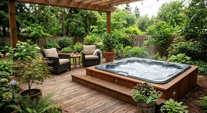 Hot Tub Deck Construction in Boston, MA