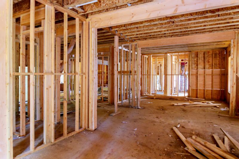 Interior Wall Framing in Wilmington, NC