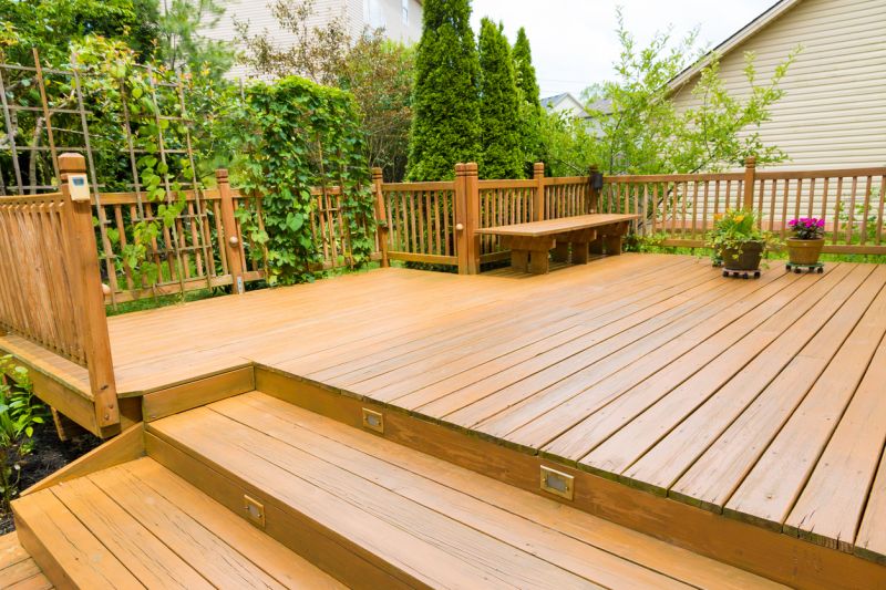 Redwood Deck Installation in Norwalk, CT