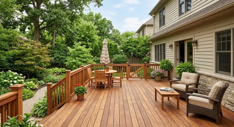 Redwood Deck Installation in Redmond, WA