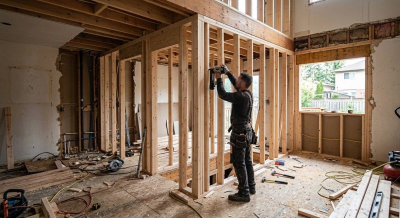 Renovation Framing in Wilmington, NC