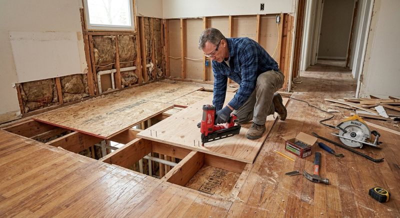 Sagging Floor Repair in Wilmington, NC