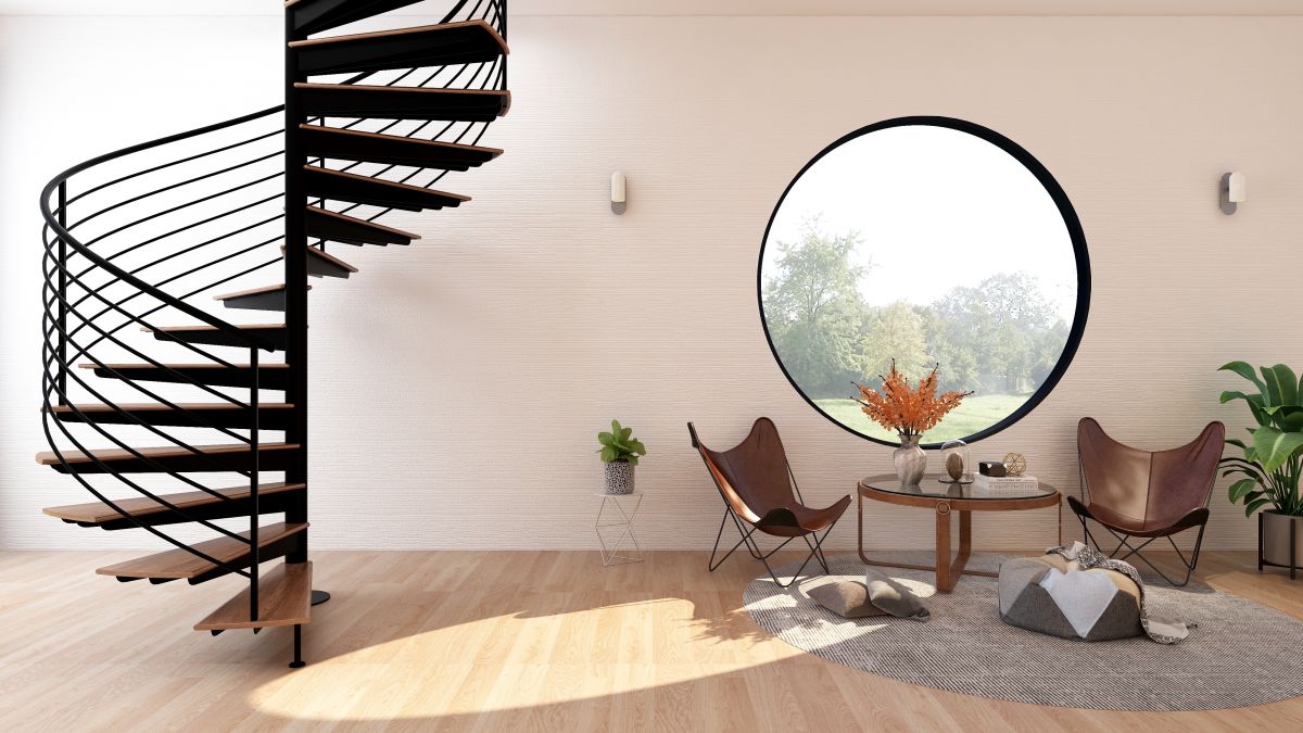 Spiral Staircase Installation in Olathe, KS