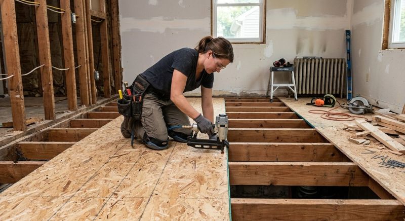 Subflooring Renovation in Wilmington, NC