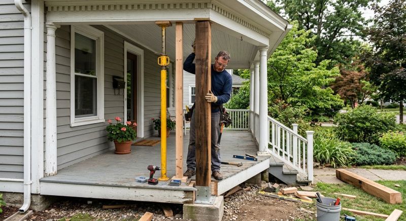 Veranda Post Repair in Seattle, WA