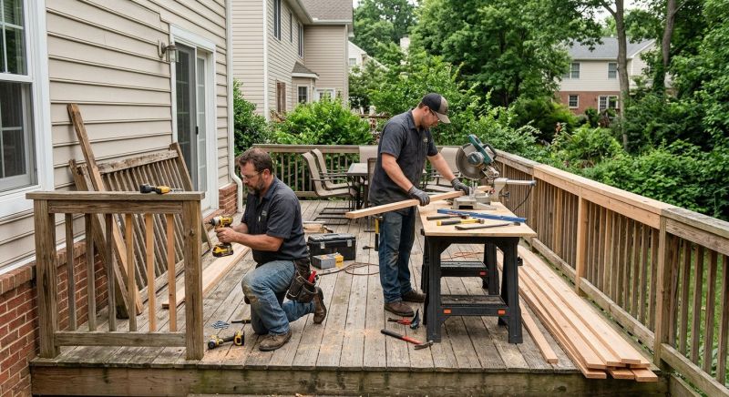 Veranda Post Repair in Seattle, WA