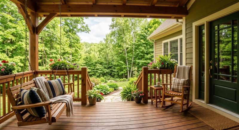 Wood Porch Construction in Redmond, WA