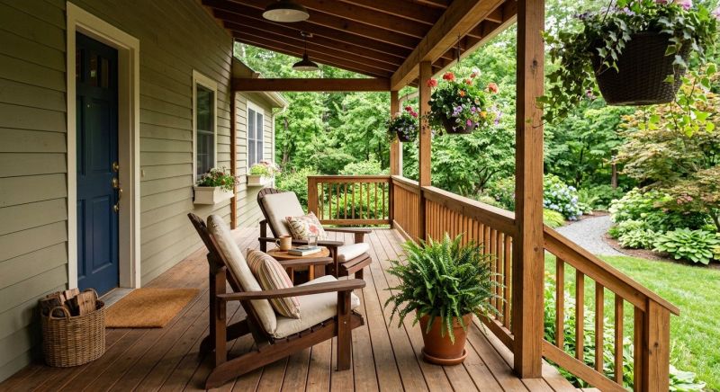 Wood Porch Construction in Stamford, CT