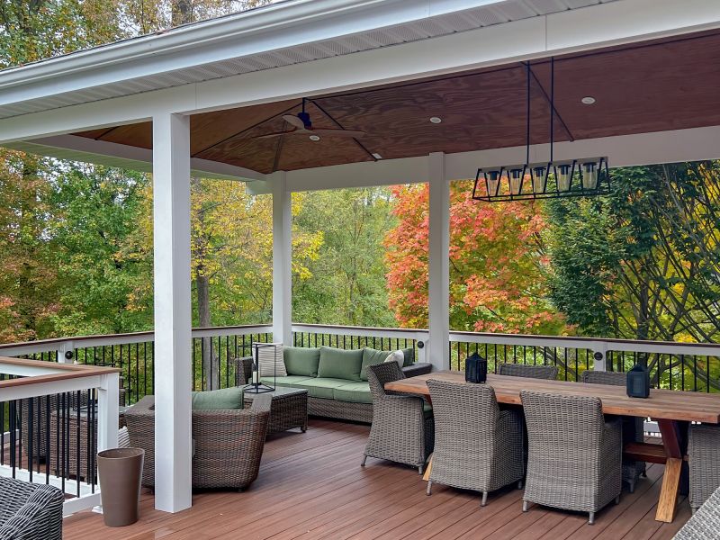 Wood Porch Construction in Boston, MA
