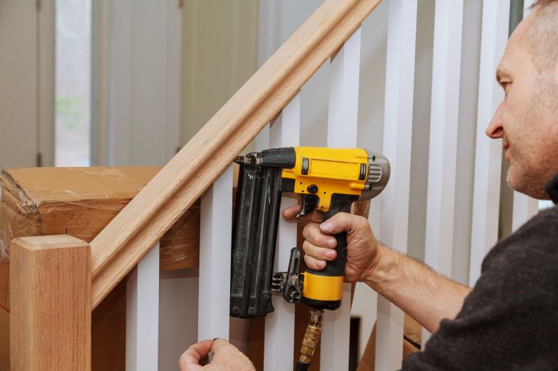 Wooden Banister Installation in Kansas City, KS
