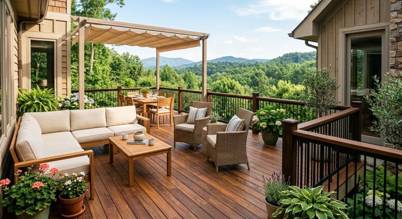 Wooden Veranda Construction in Boston, MA