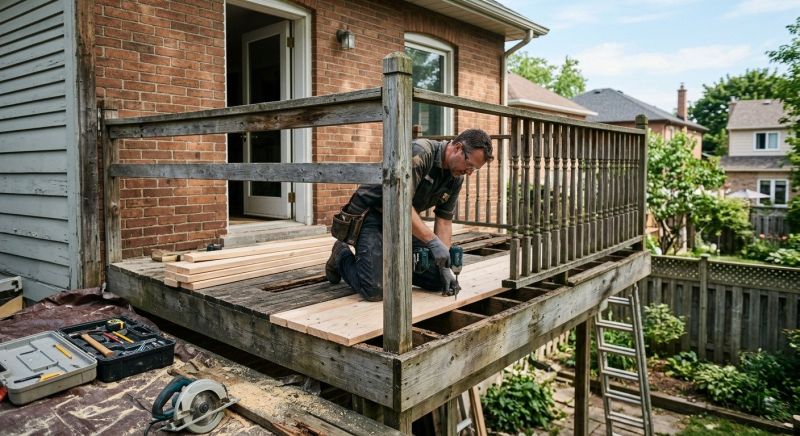 Balcony Post Repair in Seattle, WA