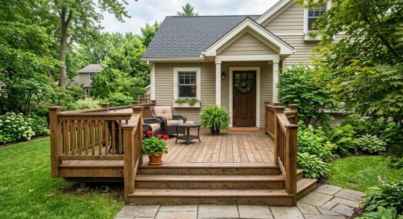 Front Deck Construction in Stamford, CT
