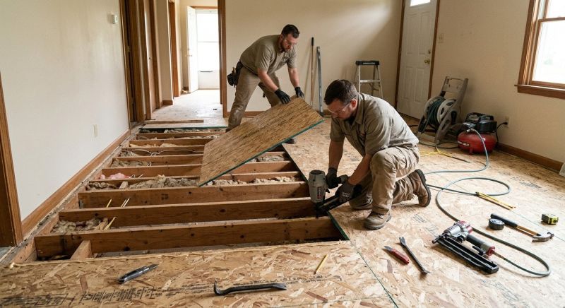 Subfloor Replacement in Wilmington, NC